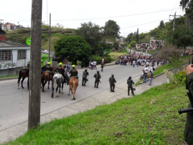 Movilización universitaria en Quindío terminó sin mayores problemas de orden público