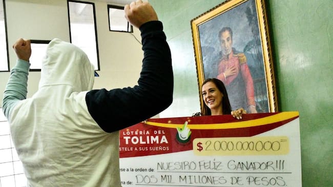 Cae premio mayor de la Lotería del Tolima en Ibagué