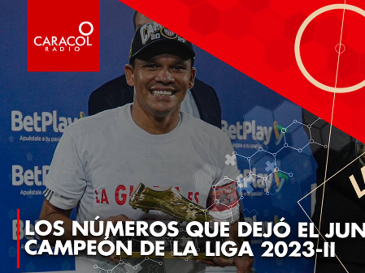 Los números que dejó el Junior, campeón de la Liga 2023-II