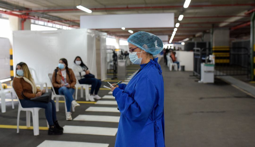 Punto de vacunación contra la COVID-19