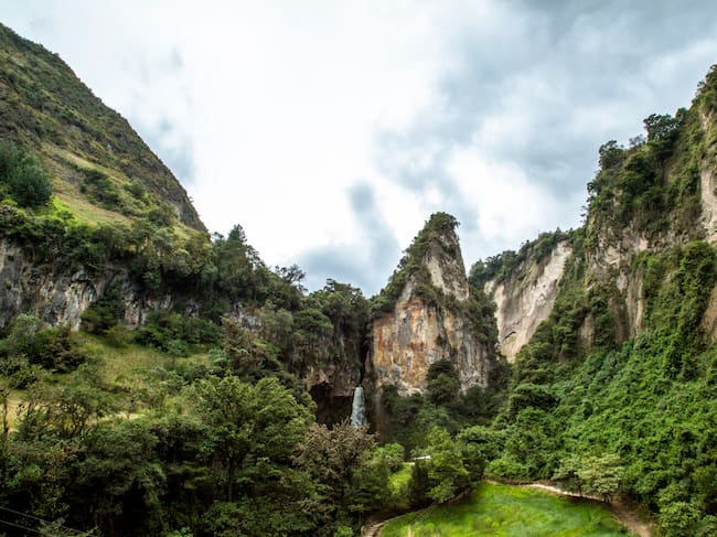 En la vereda de Tajumbina del municipio de La Cruz se ubican este paisaje que contiene aguas termales, por su cercanía al volcan Doña Juana. (Crédito: Jeyson Diaz)
