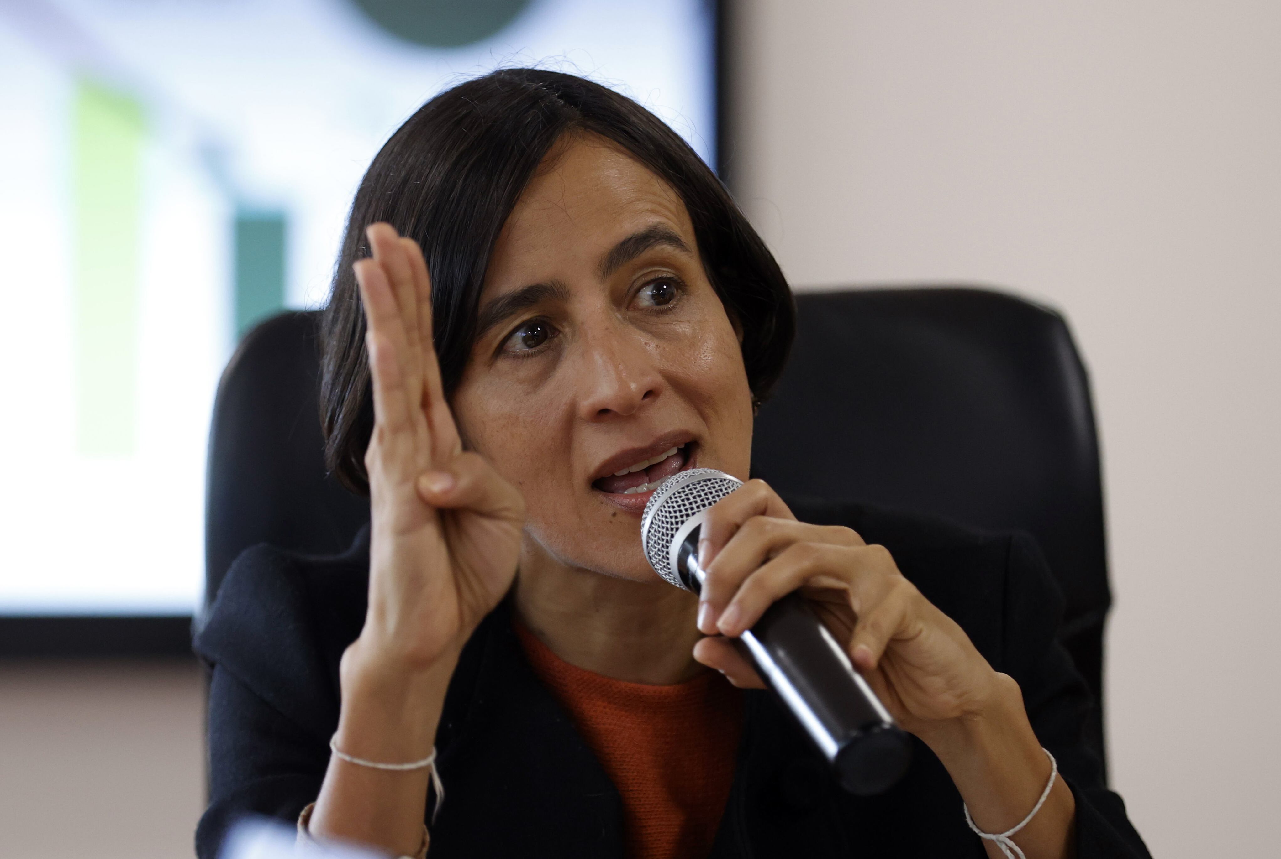 Ministra de Ambiente, Susana Muhamad. Foto: EFE/ Mauricio Dueñas Castañeda