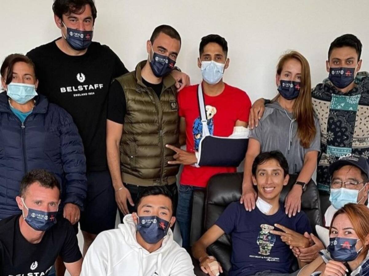 "Es triste verlo con dolor": Mamá de Egan Bernal