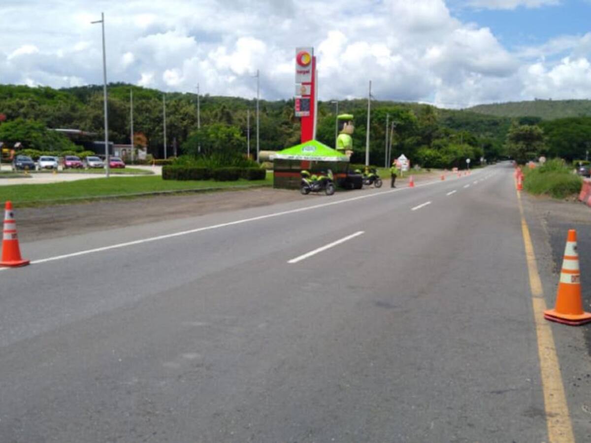 La variante de Melgar habilitada en un solo sentido durante la Semana Santa