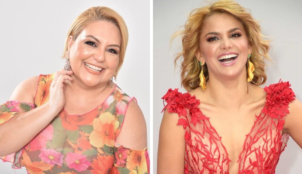 Aglaé Caraballo y Adriana Lucía.