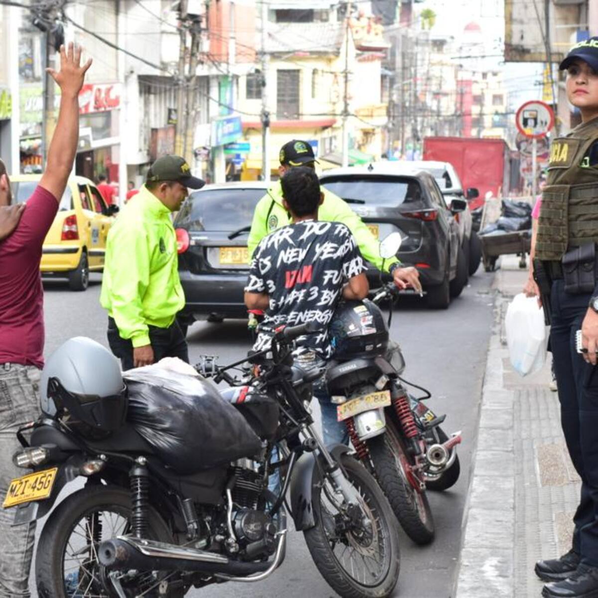 Así fue la toma del centro de Ibagué por parte de la Policía