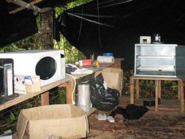 El Ejército destruyó seis laboratorios artesanales del ELN en Antioquia