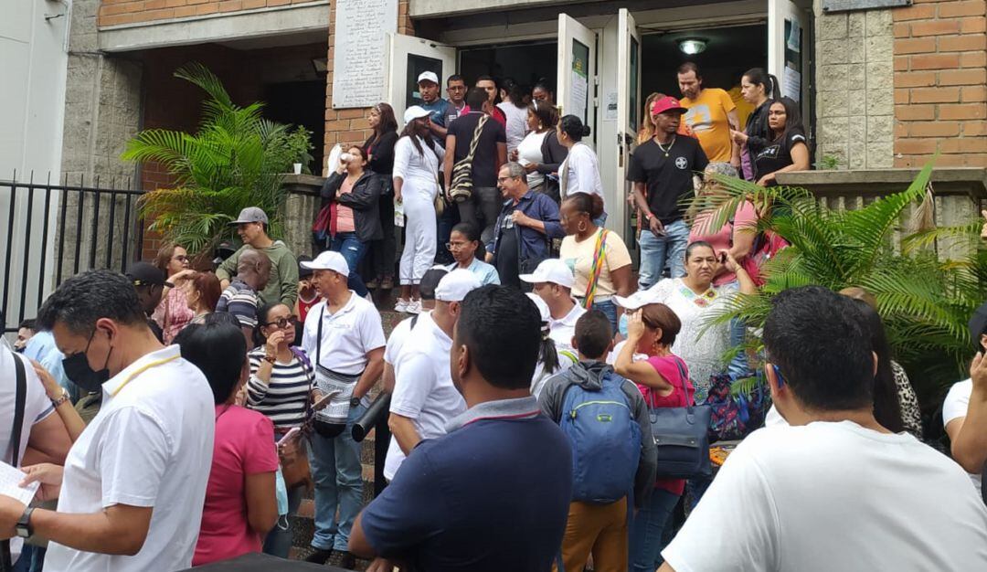 Paro de maestros en Antioquia.