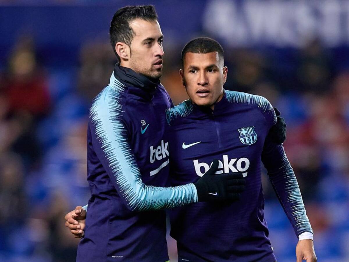 El reencuentro de Jeison Murillo con viejos conocidos de Barcelona