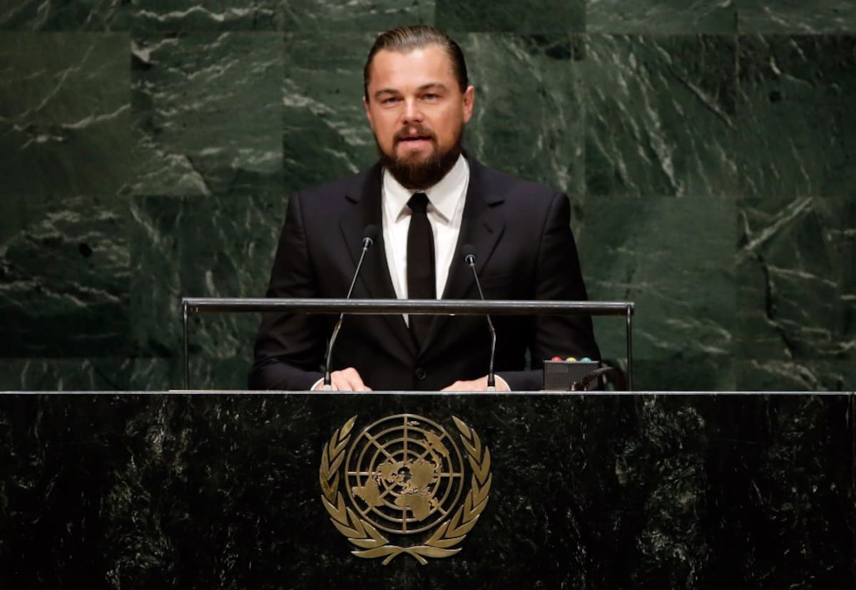 En 2014, pronunció un discurso en pro de políticas ambientales en la ONU