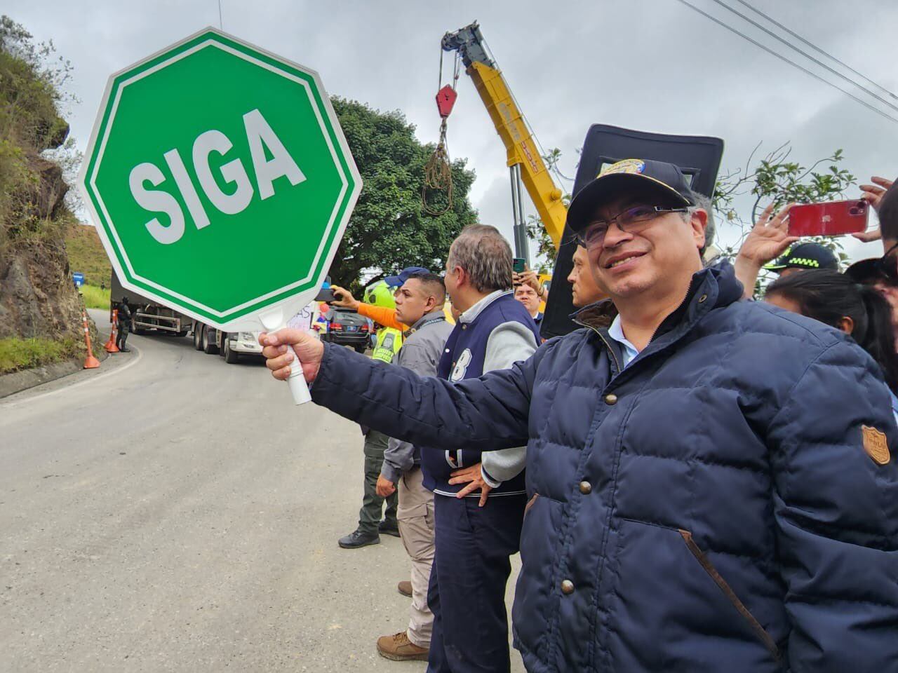 Presidente Petro dio apertura a la nueva Variante en Rosas, Cauca