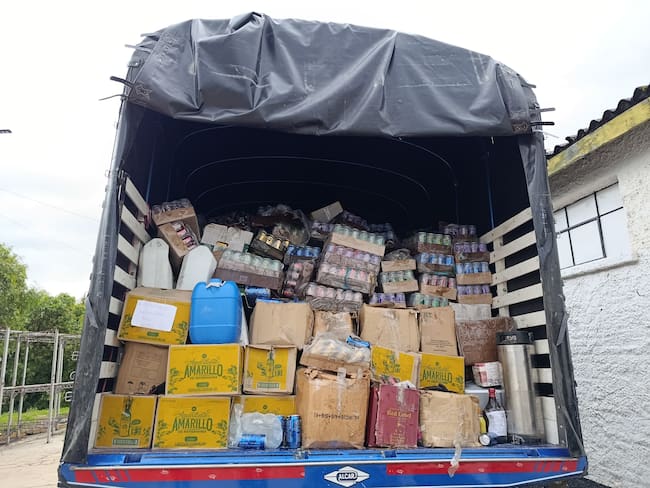 La Gobernación de Boyacá realizó la termo destrucción de licor adulterado y de contrabando en una planta especializada, en cumplimiento de más de 200 procesos de aprehensión e incautación. Foto: Suministrada