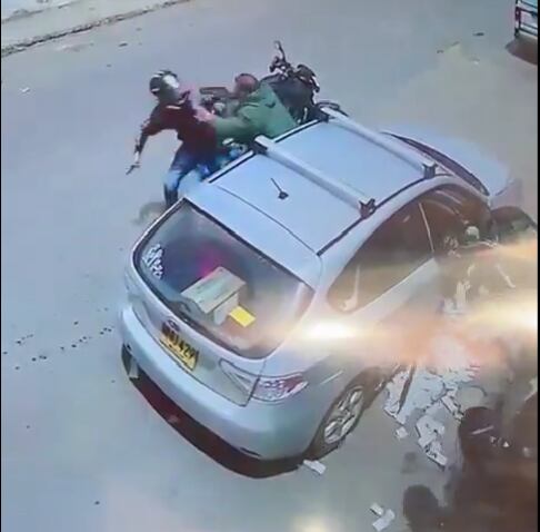 El hecho quedó en evidencia en cámaras de seguridad. Imagen | Captura de pantalla