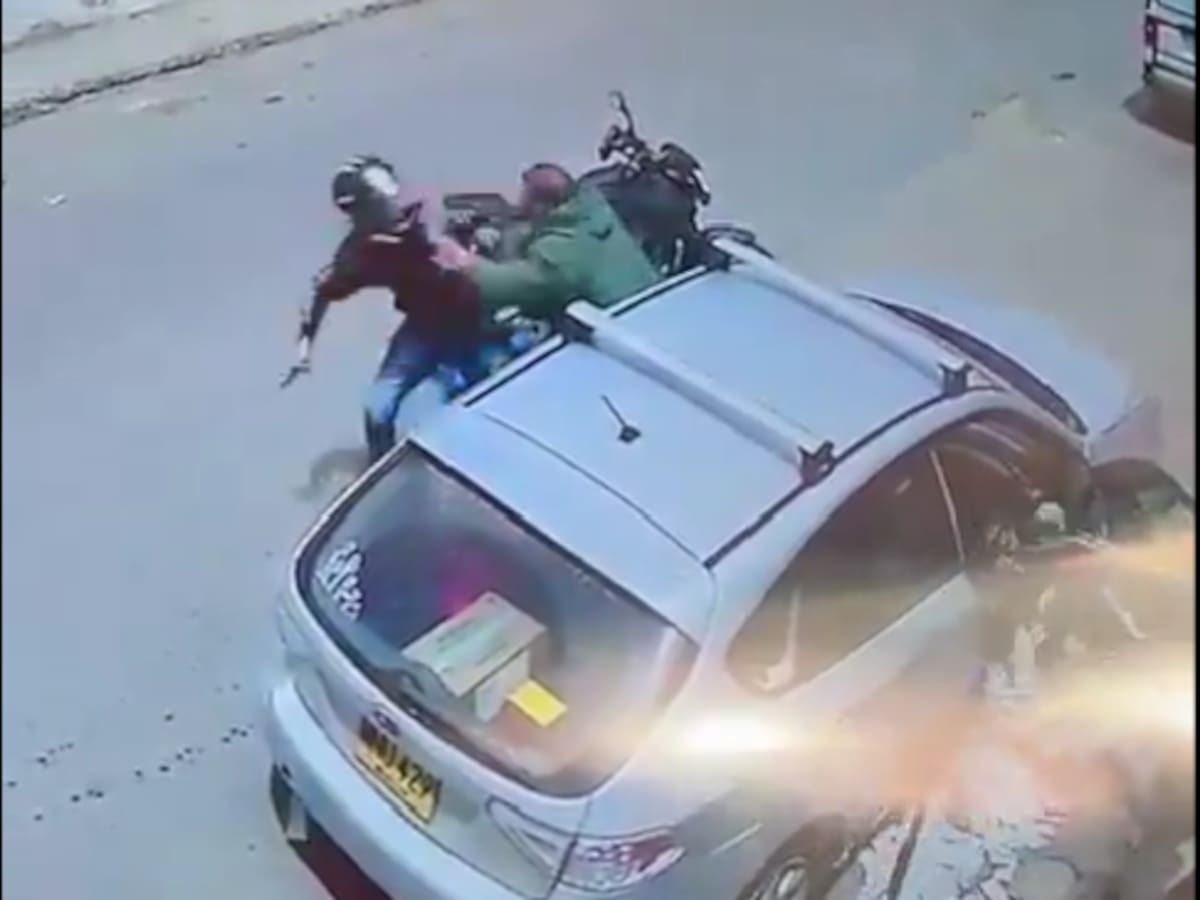 Terrible caso de fleteo en Tunja