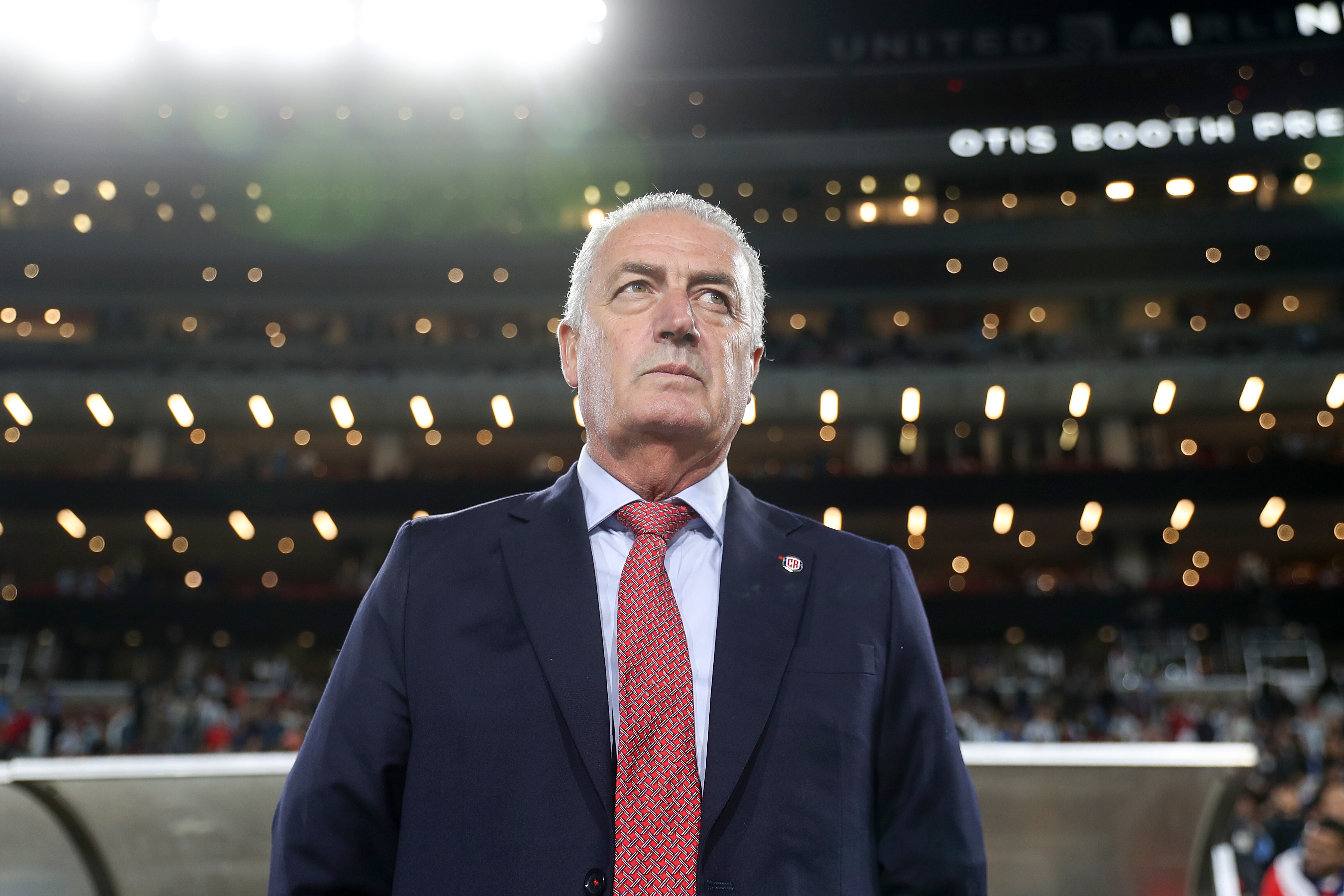 Gustavo Alfaro, director técnico de Costa Rica. (Photo by Omar Vega/Getty Images)