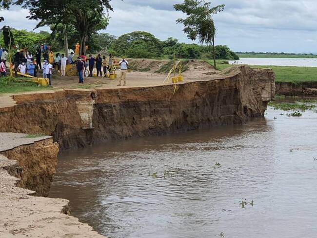 Sedimentación del Río Magdalena provoca la erosión en Salamina