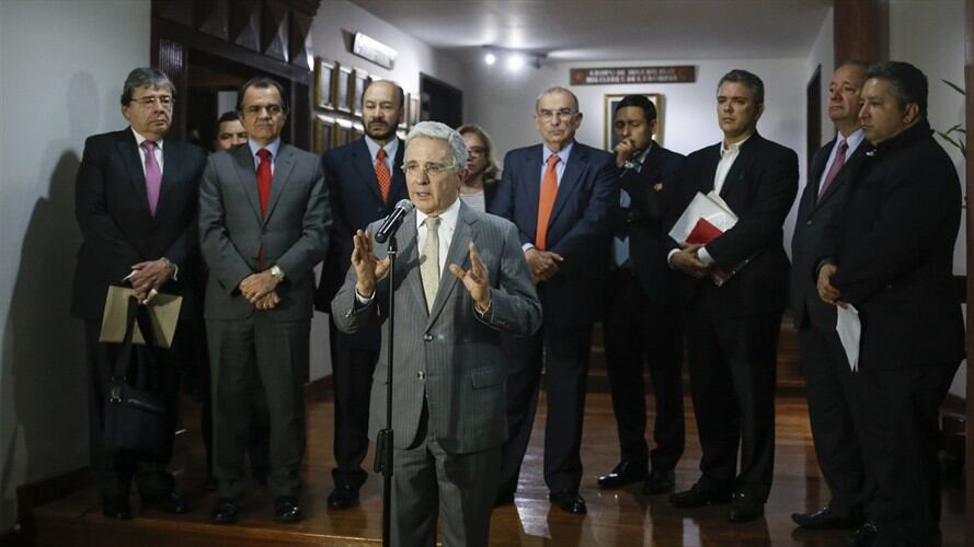 Segunda reunión de voceros del 'Sí' y del 'No'. Foto: Colprensa/ Archivo