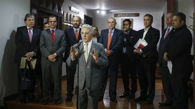 Segunda reunión de voceros del 'Sí' y del 'No'. Foto: Colprensa/ Archivo