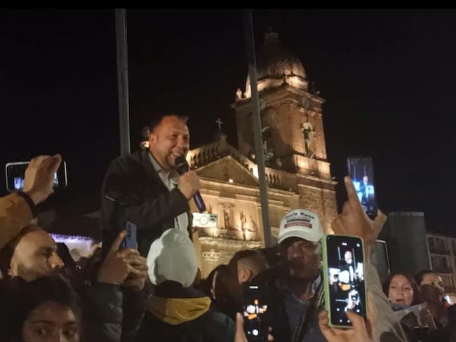 Mikhail Krasnov, nuevo alcalde de Tunja / Caracol Radio.