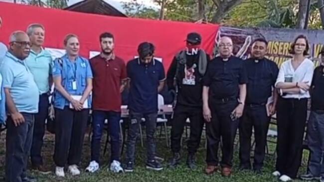 Liberados soldados secuestrados por el ELN en Cúcuta / Foto: Redes sociales