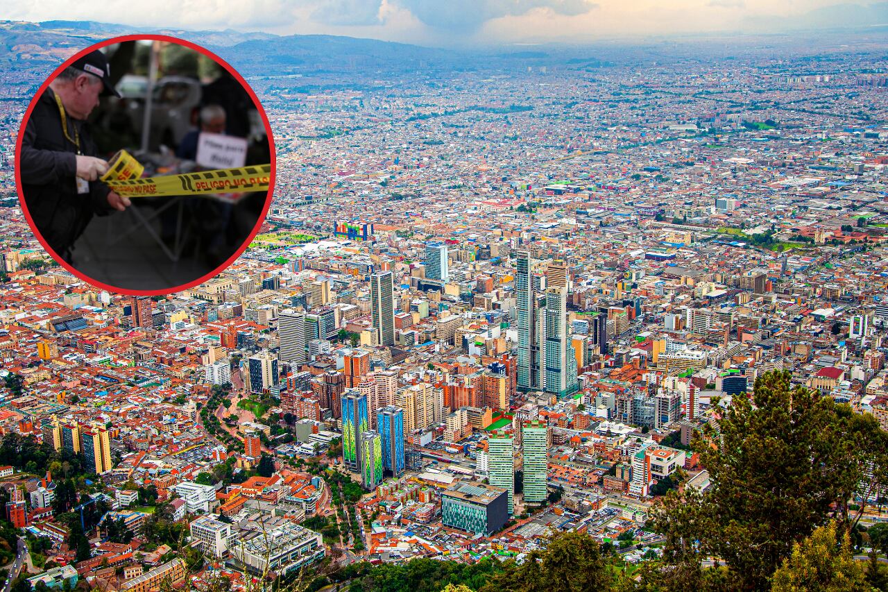 Imagen de referencia. Bogotá: Getty Images / Escena del crimen: Colprensa. 