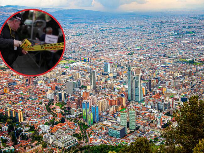 Imagen de referencia. Bogotá: Getty Images / Escena del crimen: Colprensa.