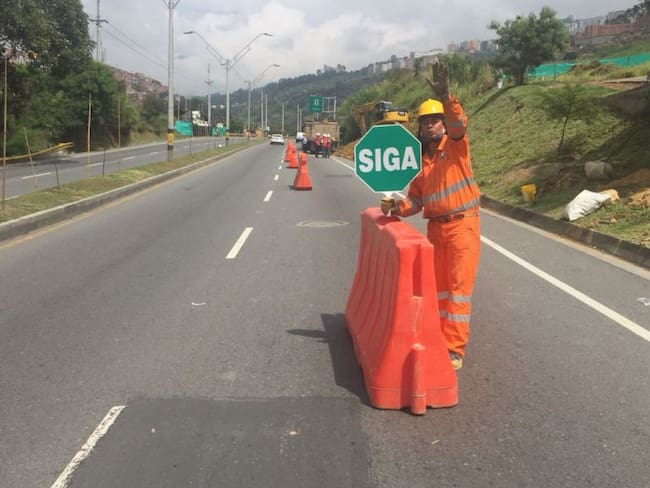 Siguen cierres parciales en Tramo 4.1 km Conexión vial Guillermo Gaviria