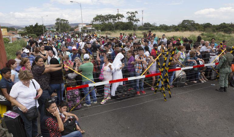 Crisis en la frontera entre Colombia y Venezuela.