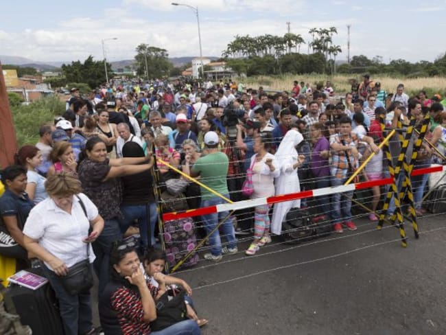Crisis en la frontera entre Colombia y Venezuela.