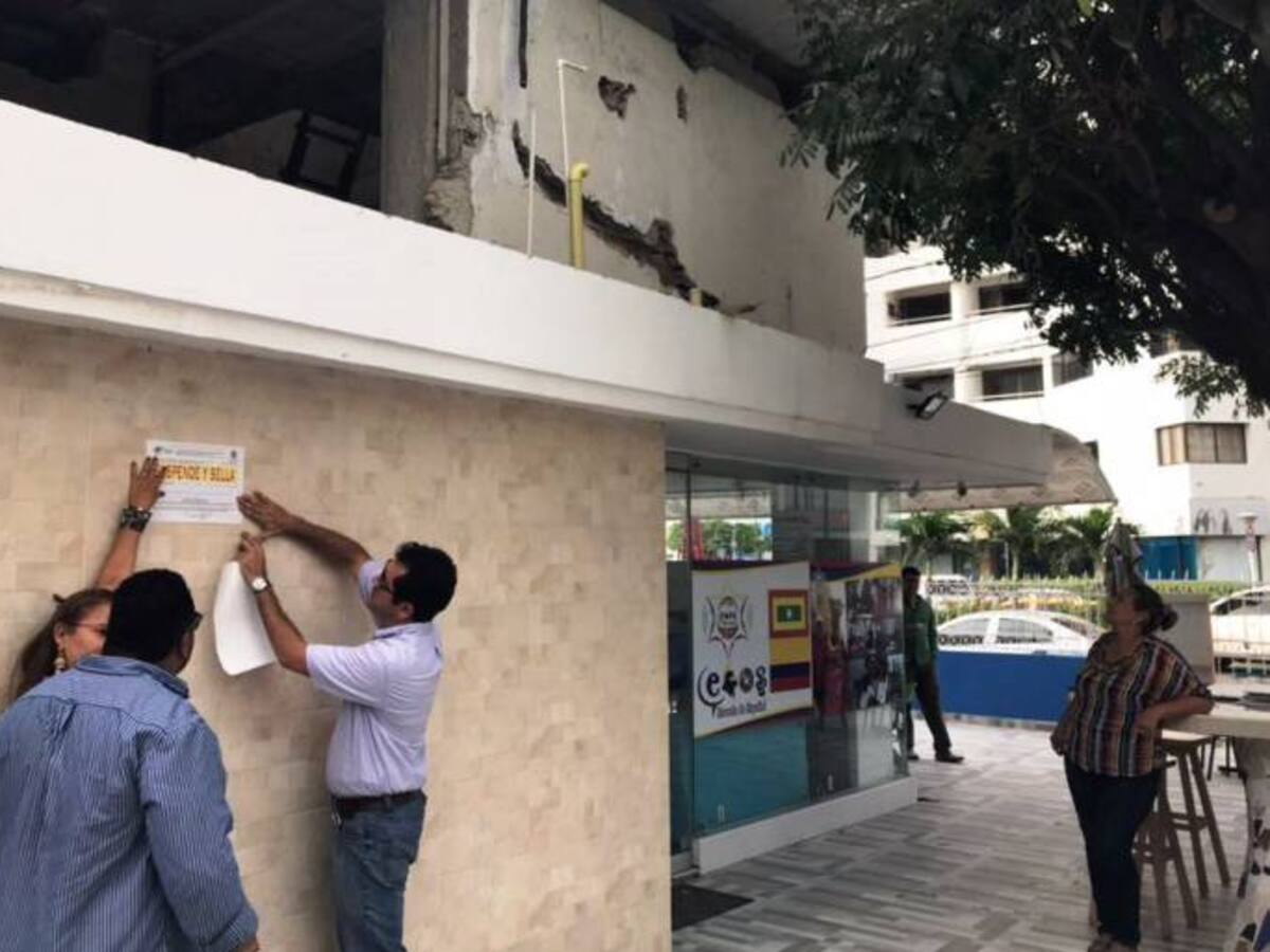 Otras dos obras irregulares fueron selladas en Cartagena