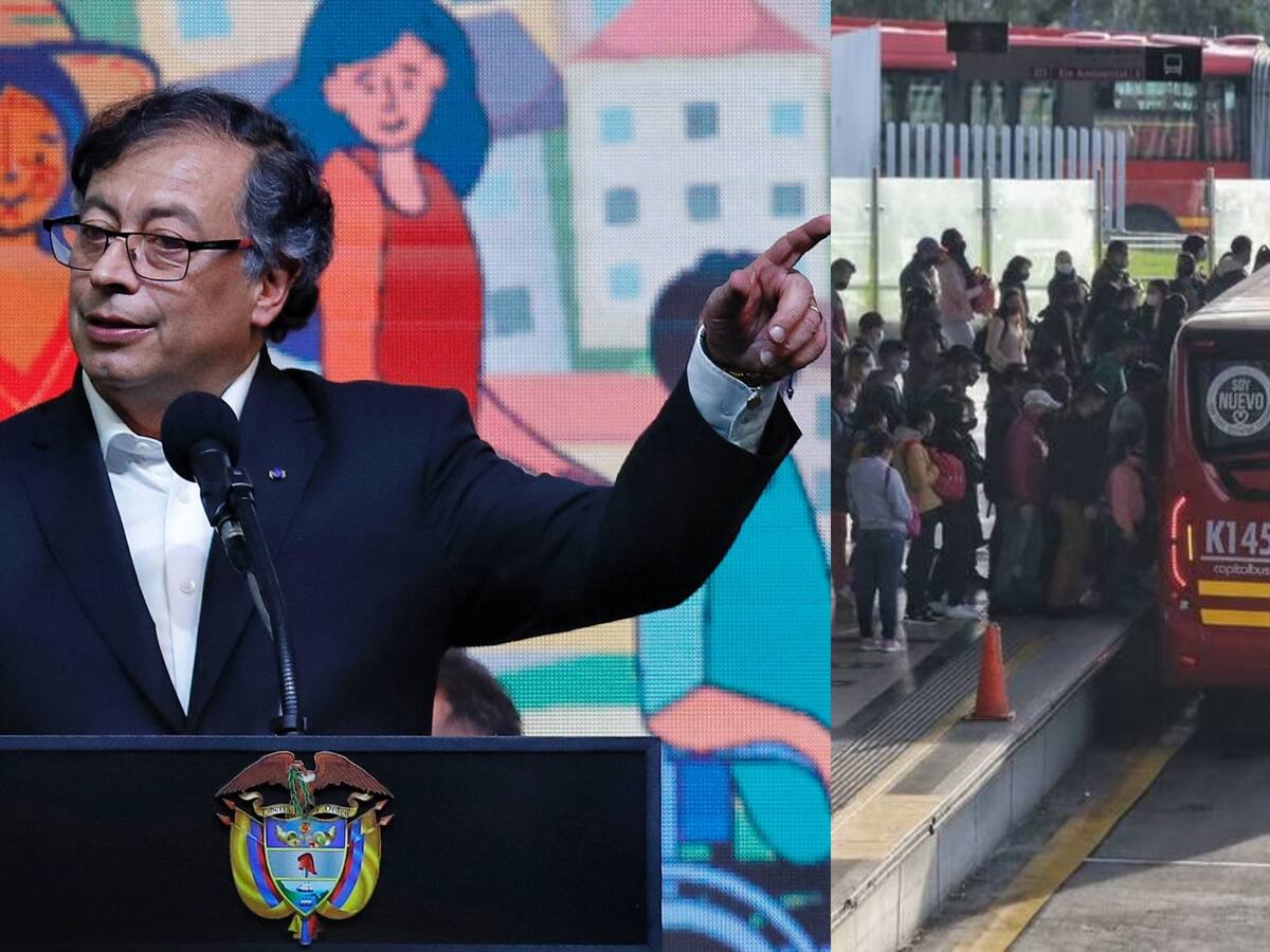 Transporte público “gratis”: Así sería el modelo que propone Petro en las principales ciudades