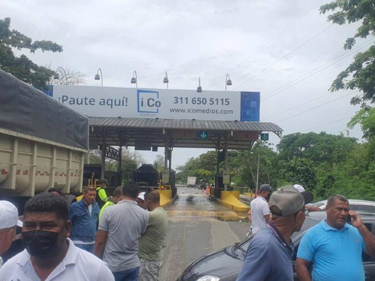 Protesta en peaje de Bayunca busca tarifa diferencial para clemencieros