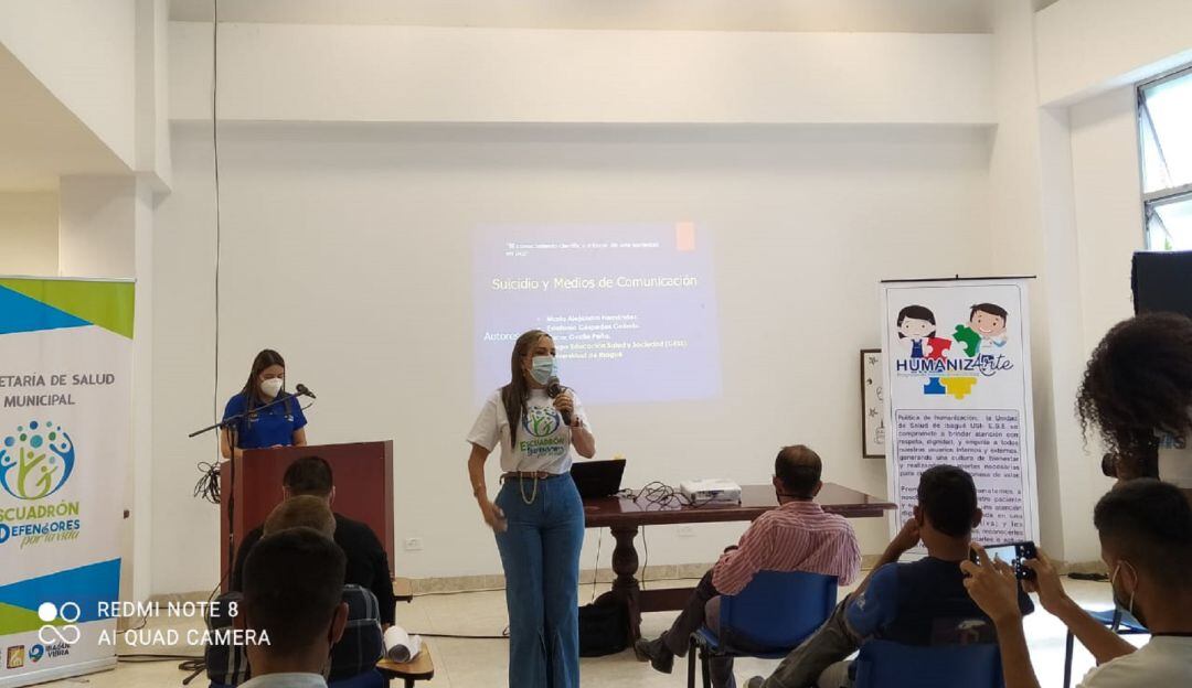 Johanna Aranda, secretaria de Salud de Ibagué lanzó la campaña. 