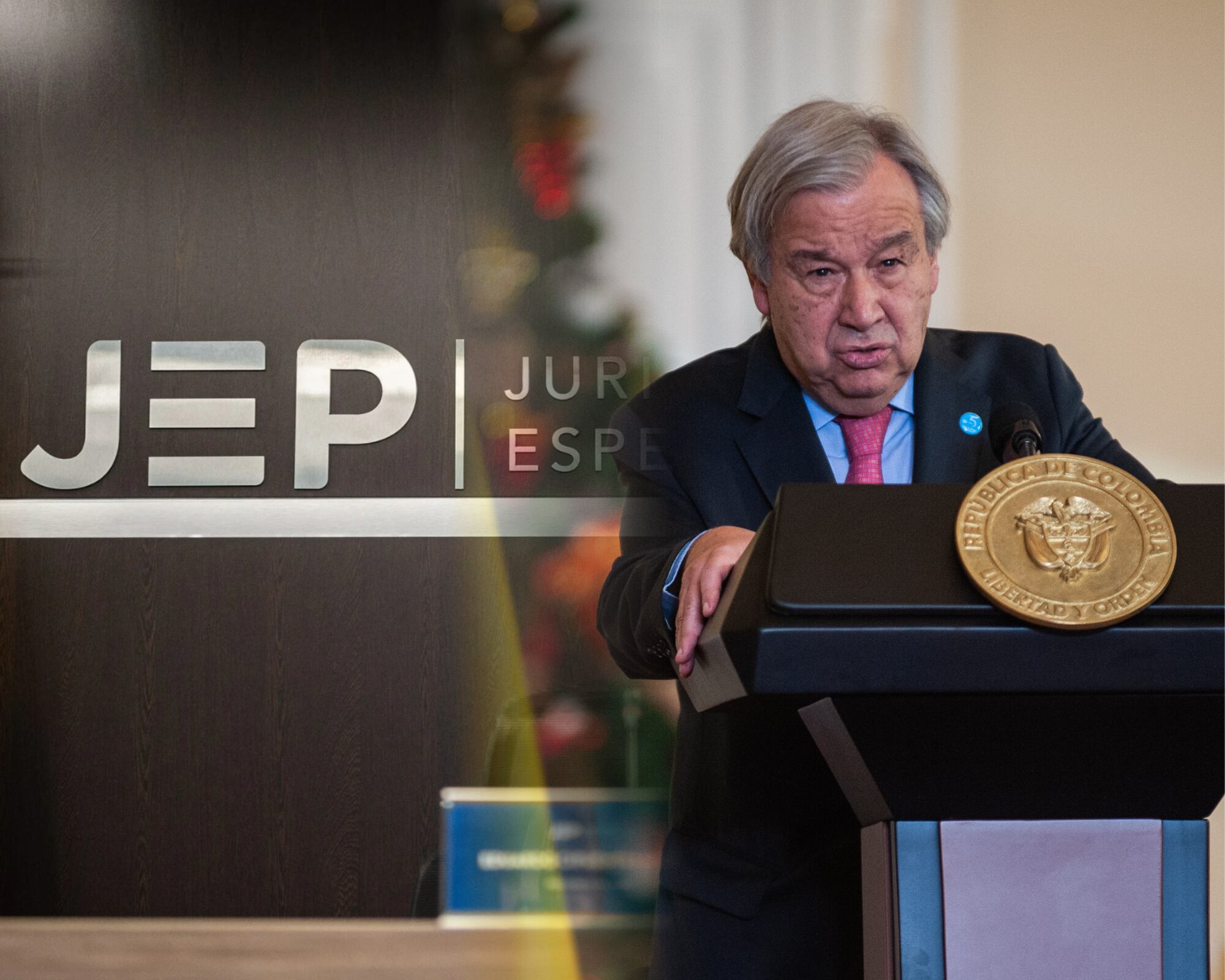 El secretario general de Naciones Unidas pidió al Estado garantizar el cumplimiento de las sanciones y celebró la emisión de sentencias como resultado del Acuerdo de Paz. 
(Foto:   Caracol Radio / Getty)