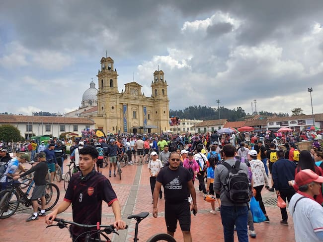 Cerca de 30 mil personas han peregrinado a Chiquinquirá, durante la Semana Santa