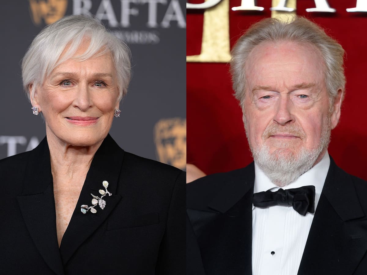 La legendaria actriz Glenn Close y el cineasta británico Ridley Scott recibirán su primer Oscar