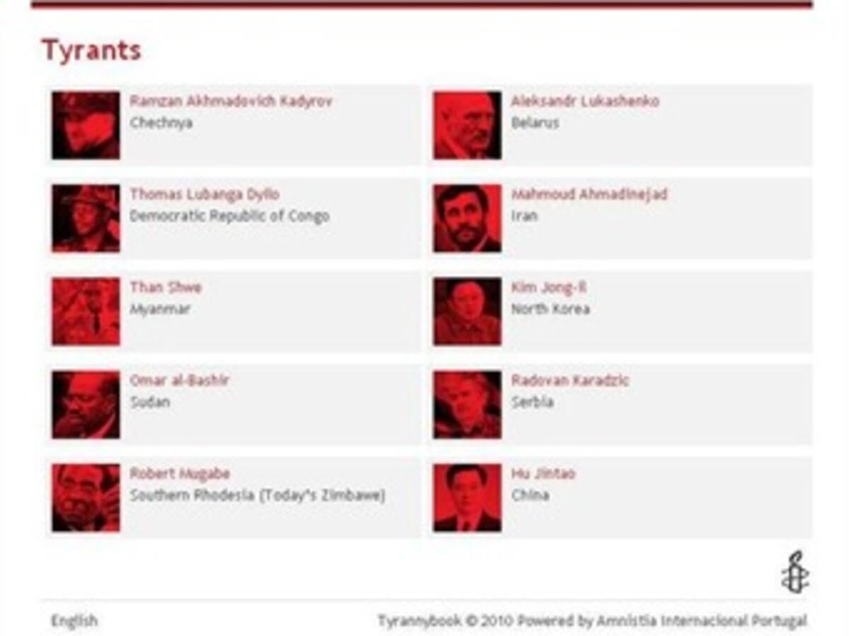 Crean red social para los tiranos del mundo