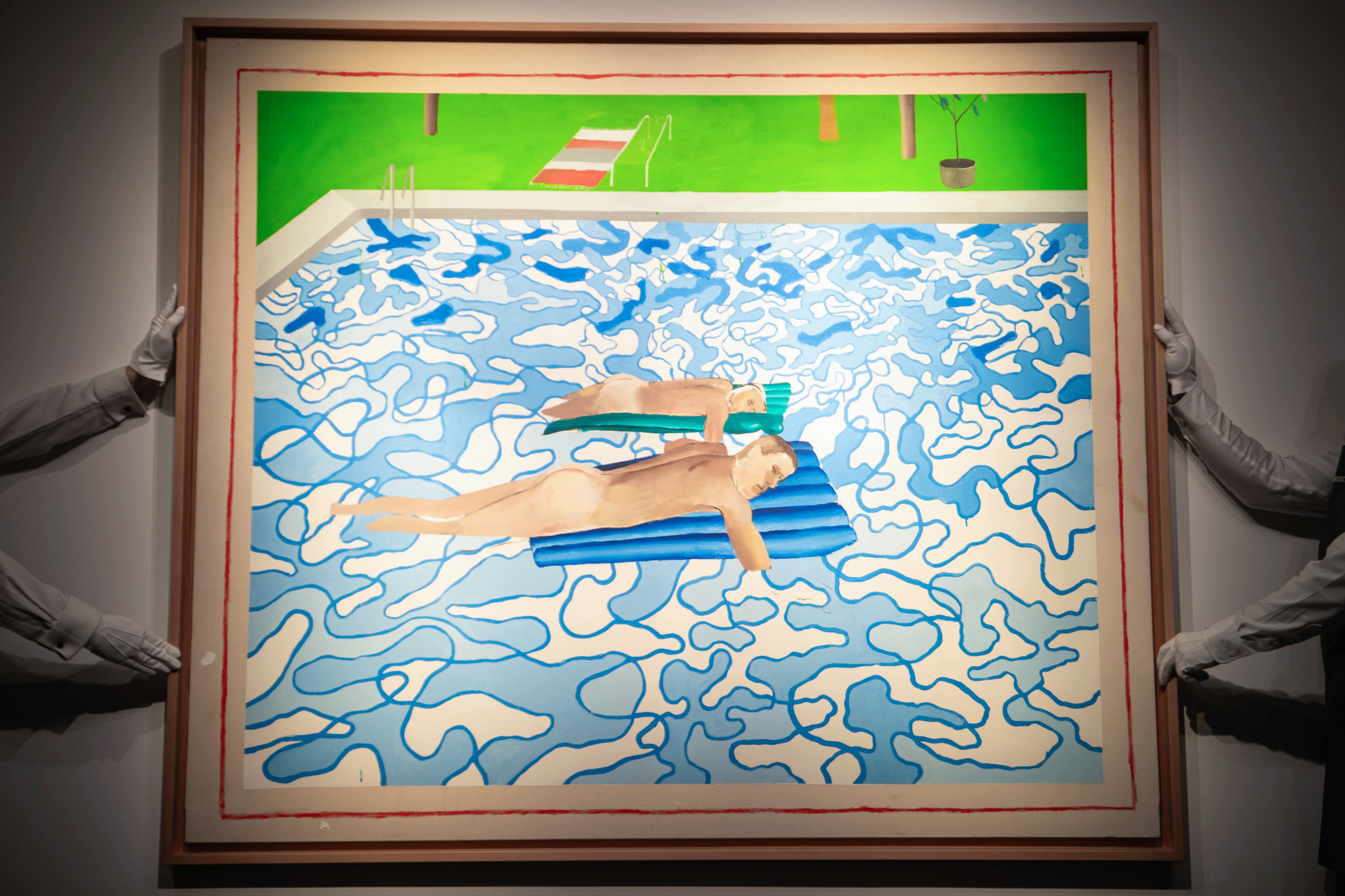 'California' por David Hockney, (Cortesía: James Manning/PA Images via Getty Images)