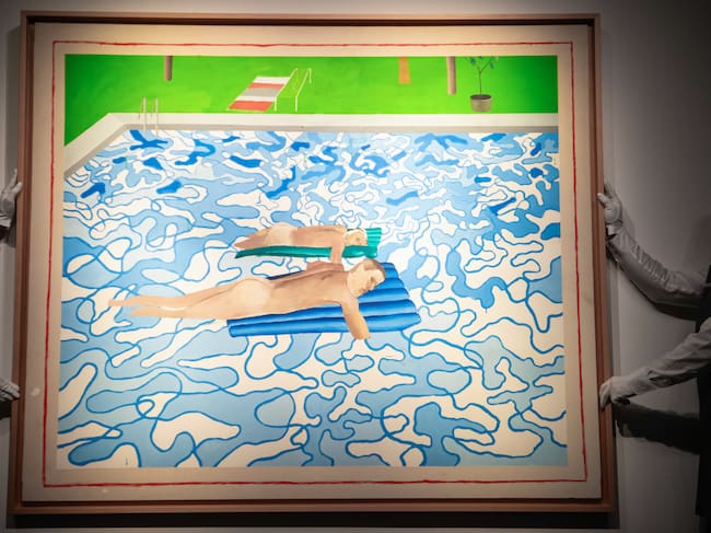 'California' por David Hockney, (Cortesía: James Manning/PA Images via Getty Images)