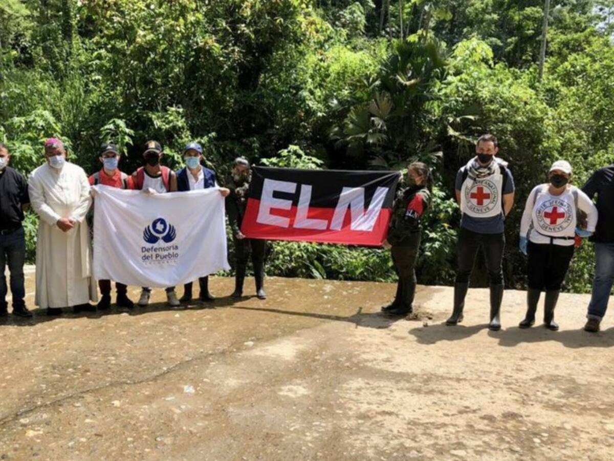 Seis personas fueron liberadas por el ELN