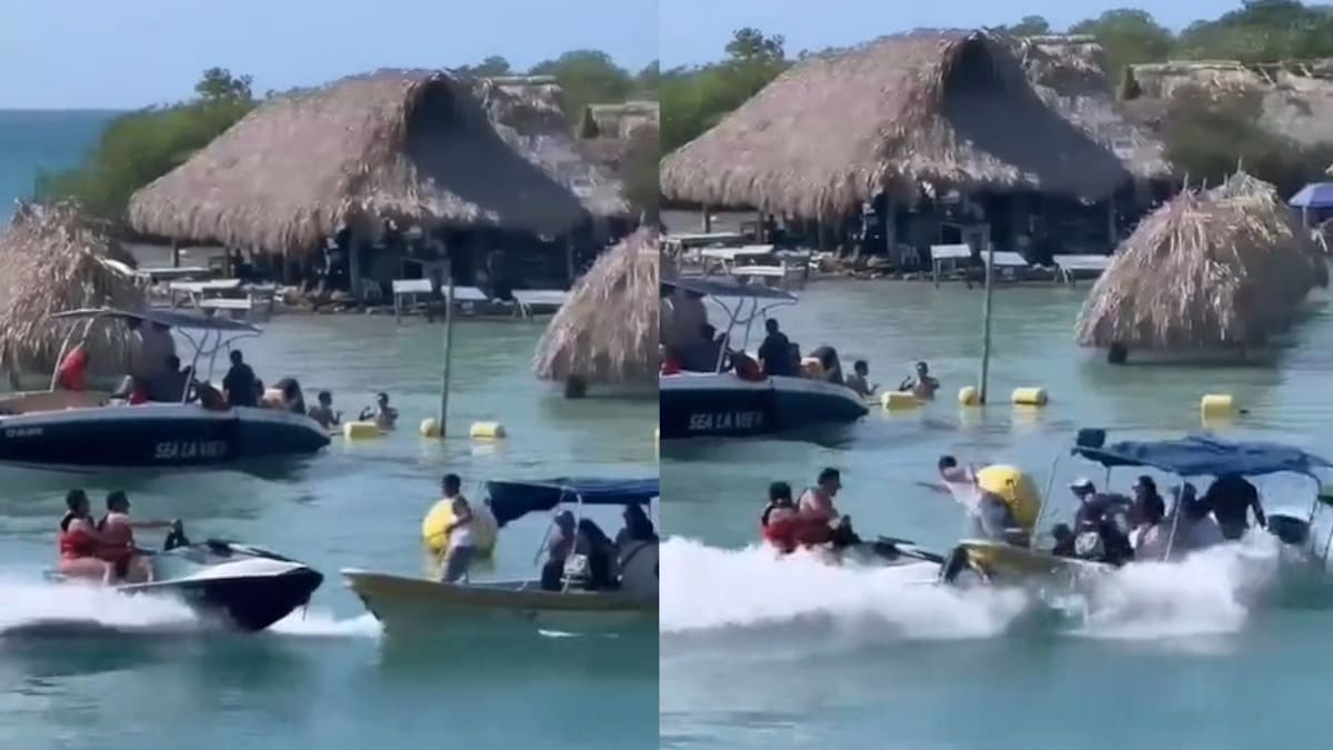 Autoridades investigan impactante choque entre una moto acuática y una lancha en Cholón