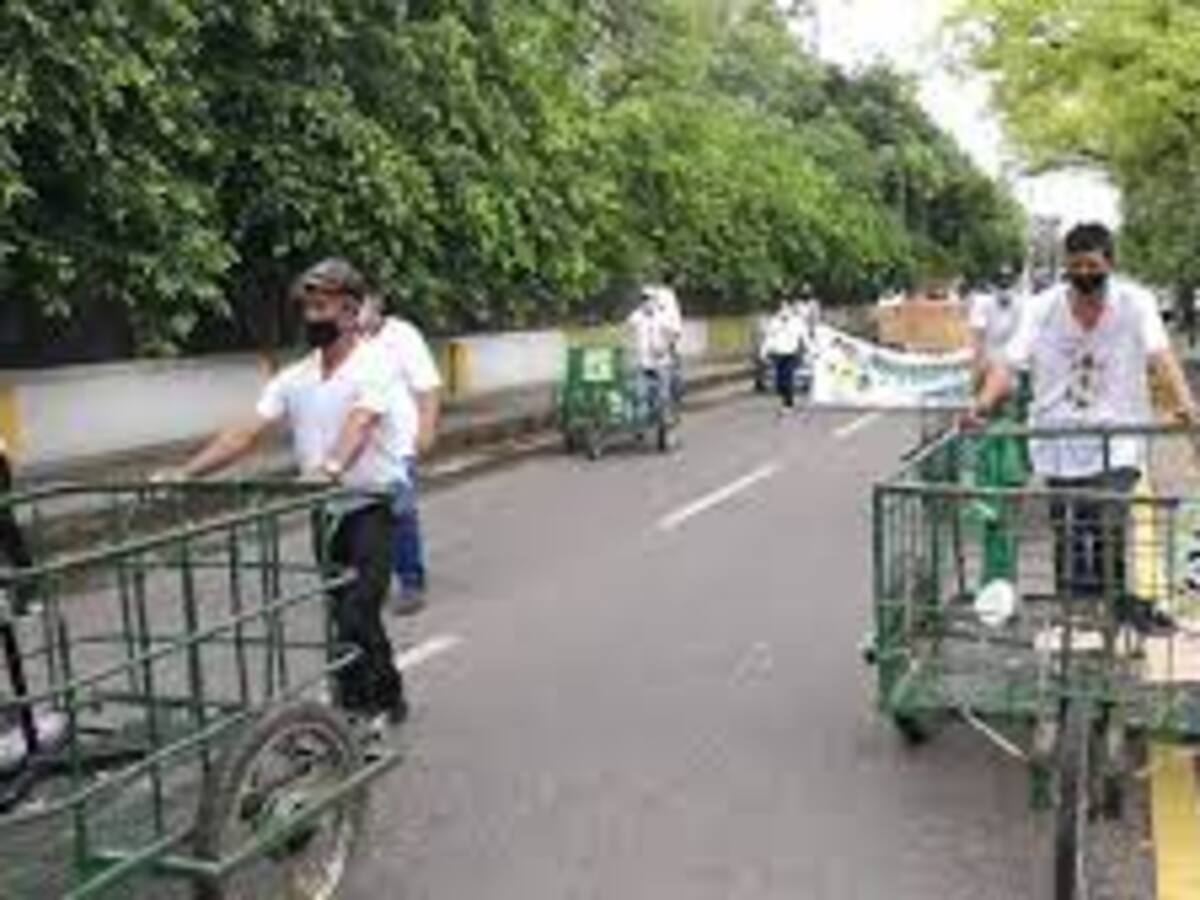Temporada seca alivia situación económica a recuperadores de oficio en Neiva