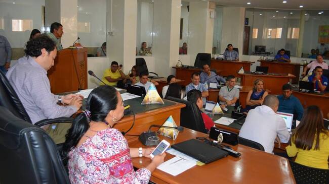 Sesión en el concejo de Cúcuta