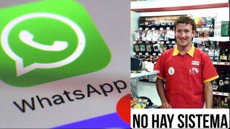 Caída de WhatsApp deja cientos de memes en las redes sociales. Fotos: X