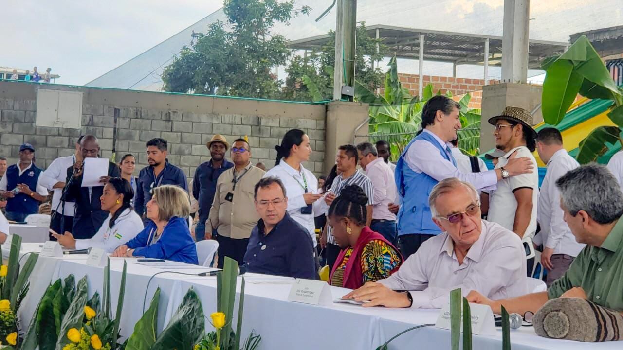 El gobierno nacional escuchó a las comunidades en Guachene,norte del Cauca, durante los diálogos regionales