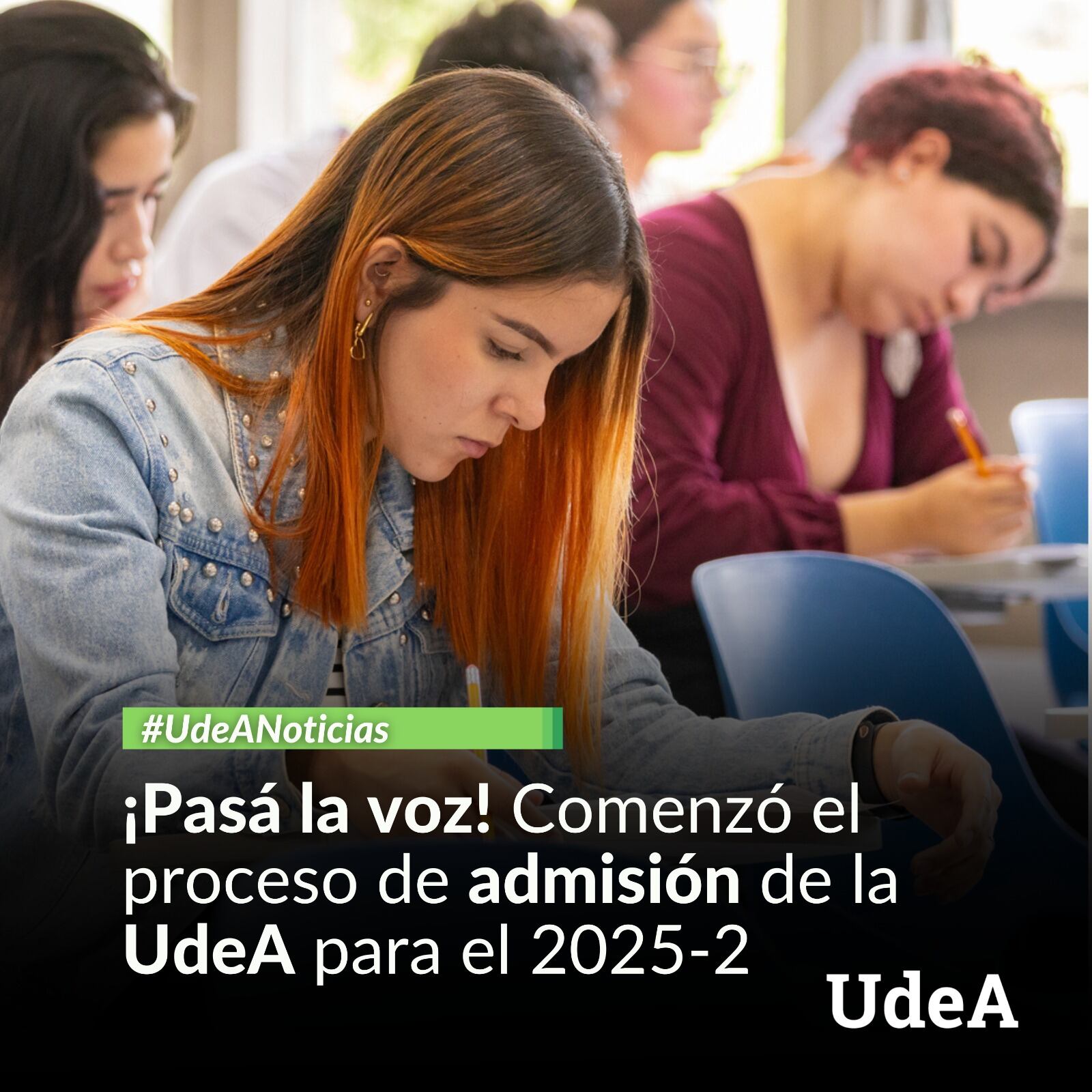 Apertura de cupos para los diferentes programas ofertados.Foto: Universidad de Antioquia.