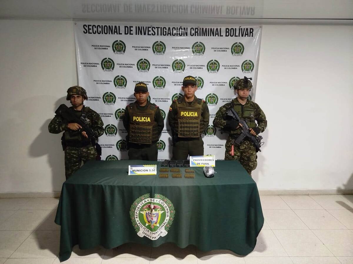 Incautado material de guerra del Clan del Golfo en Bolívar