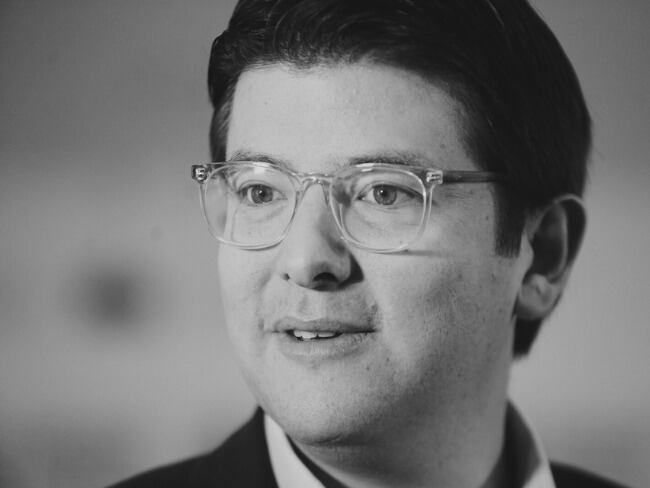 Senador y precandidato presidencial Miguel Uribe Turbay, del partido Centro Democrático