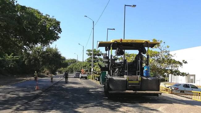 Rehabilitación vía a Manzanillo del Mar