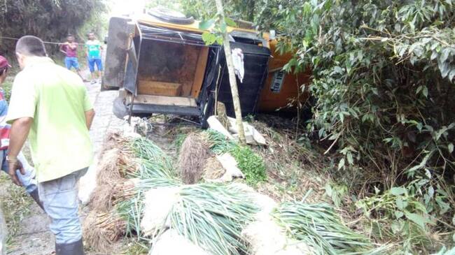 Accidente en zona rural de Villamaría, Caldas